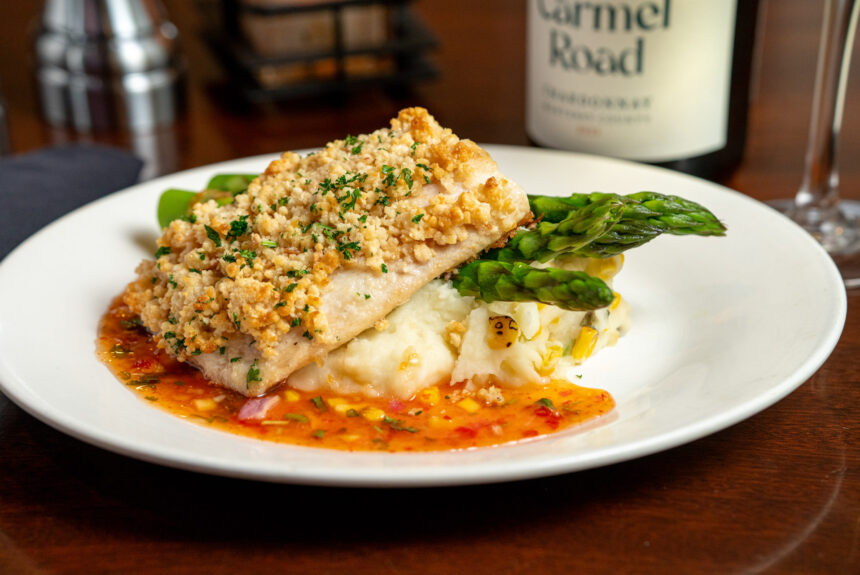 macadamia-crusted-striped-bass